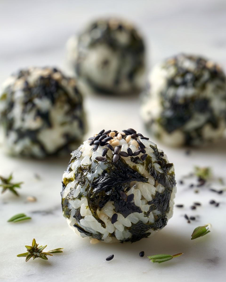 Nettle & Wild Onion Rice Balls Recipe - Recipe Image