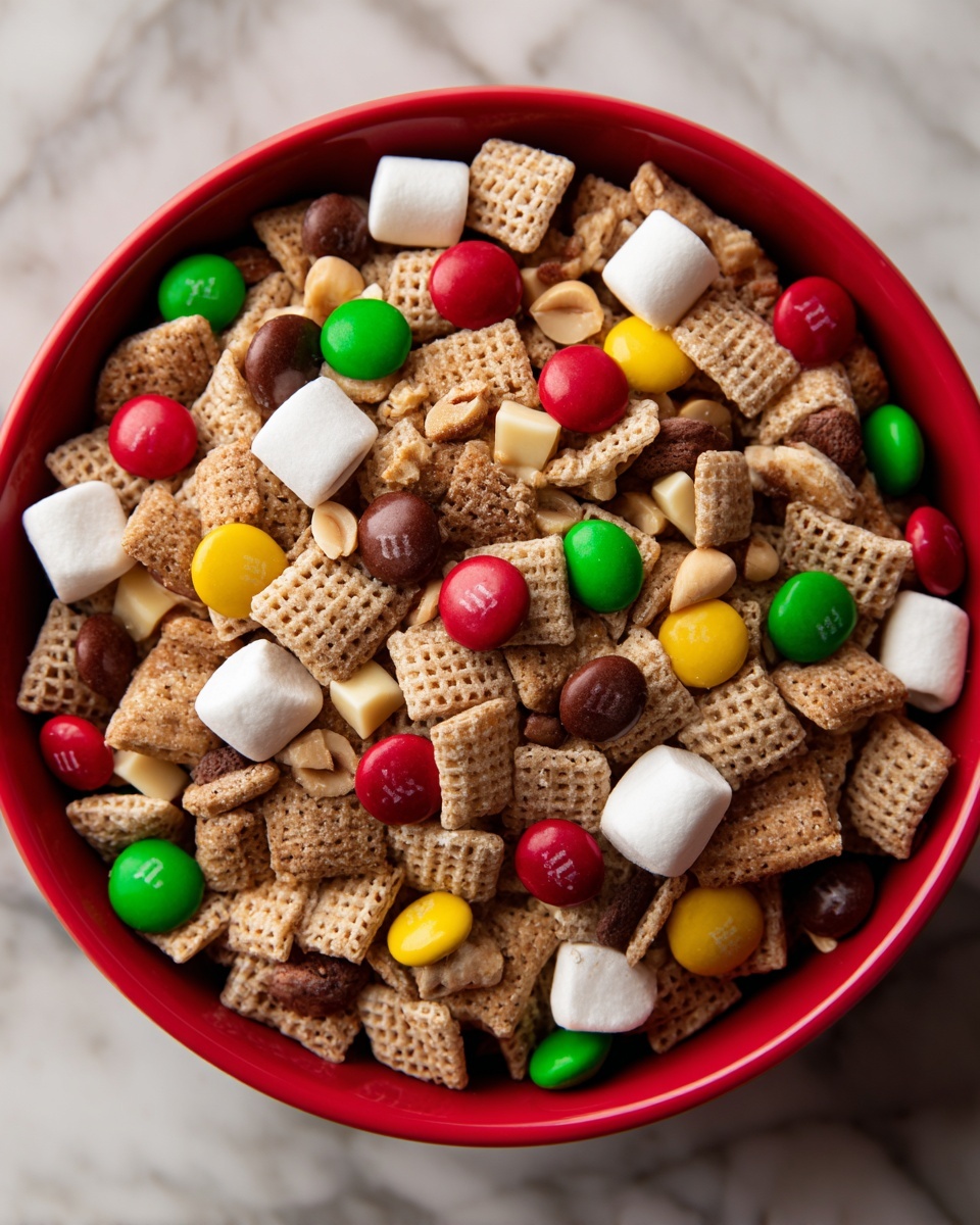 Elf Snack Mix: Sweet, Crunchy Holiday Treat Recipe - Recipe Image