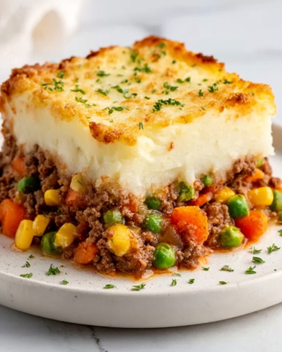 Healthy Shepherd’s Pie with Mashed Cauliflower and Parmesan Recipe - Recipe Image