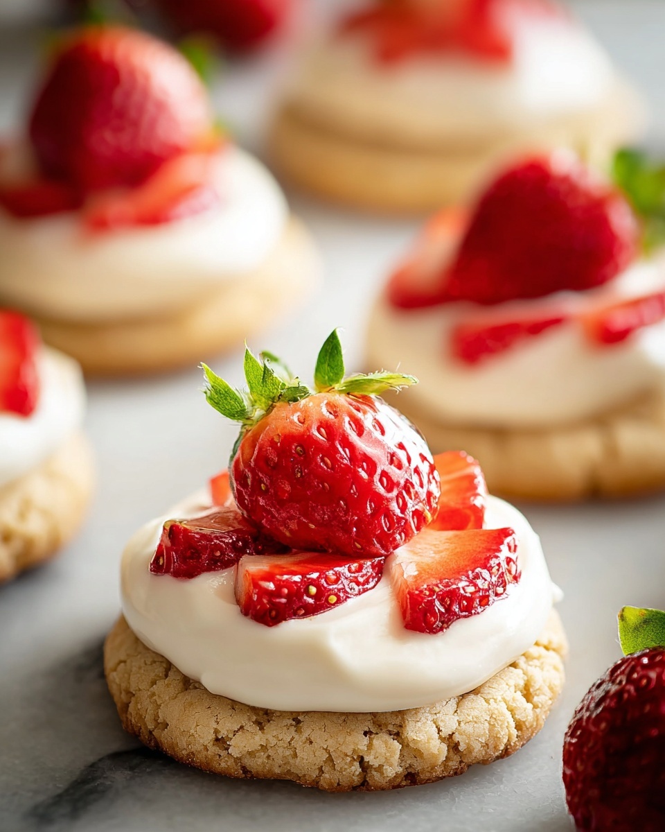 Strawberry Cheesecake Cookies Recipe - Recipe Image