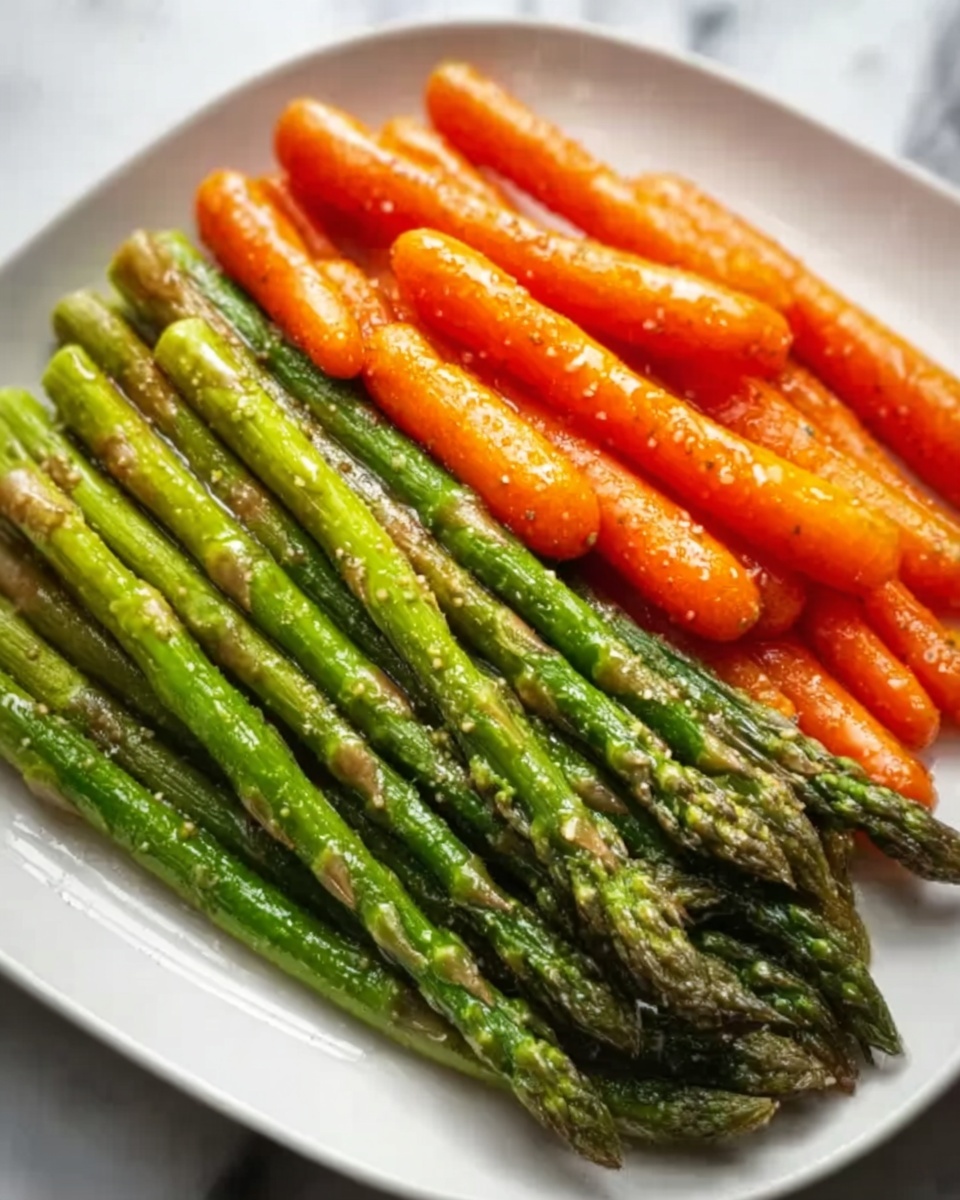Roasted Asparagus and Carrots Recipe - Recipe Image