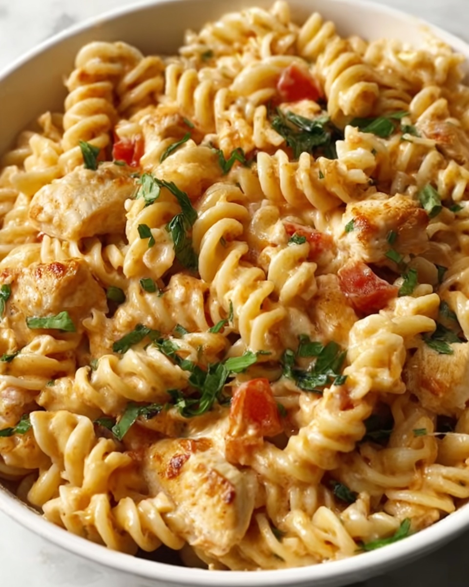 Cajun Cream Cheese Chicken Pasta Bake Recipe - Recipe Image
