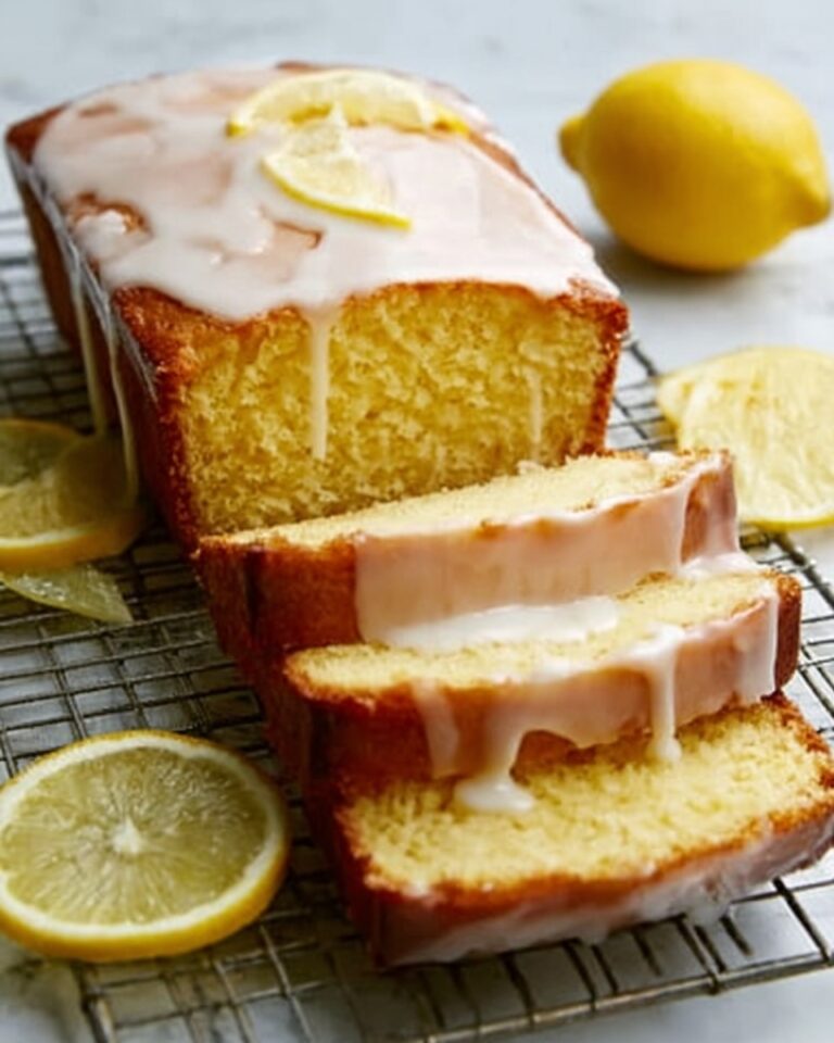 Healthy Greek Yogurt Lemon Loaf Cake Recipe