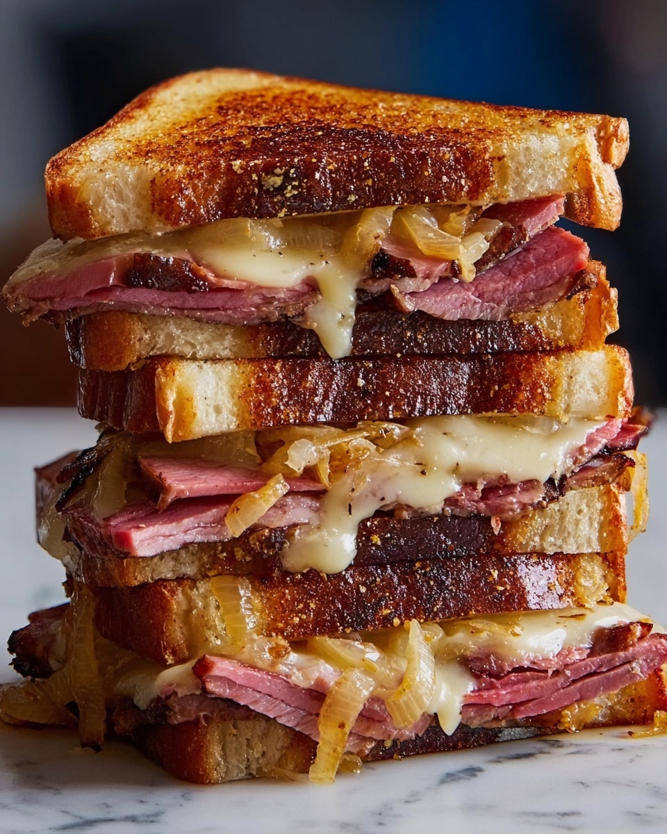 BBQ Brisket Melts Recipe - Recipe Image