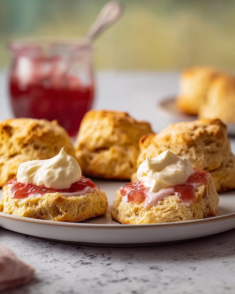 Rhubarb & Custard Scones Recipe