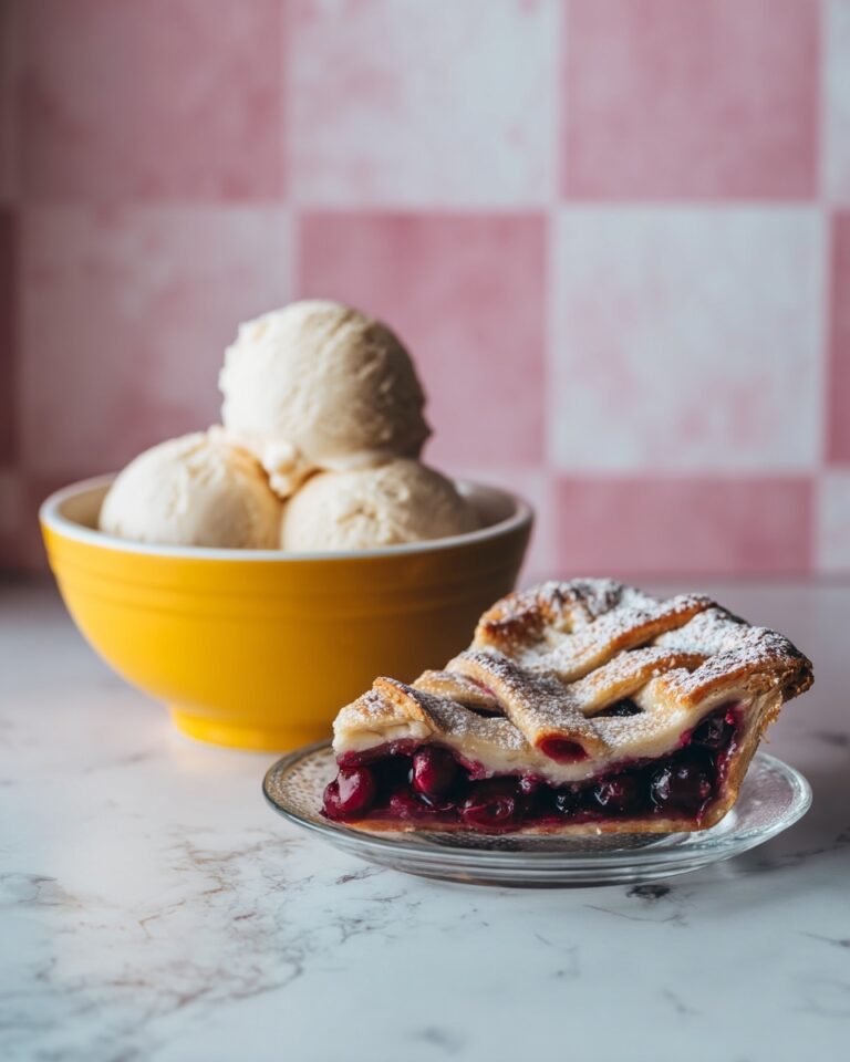Cherry & Soured Cream Slab Pie Recipe