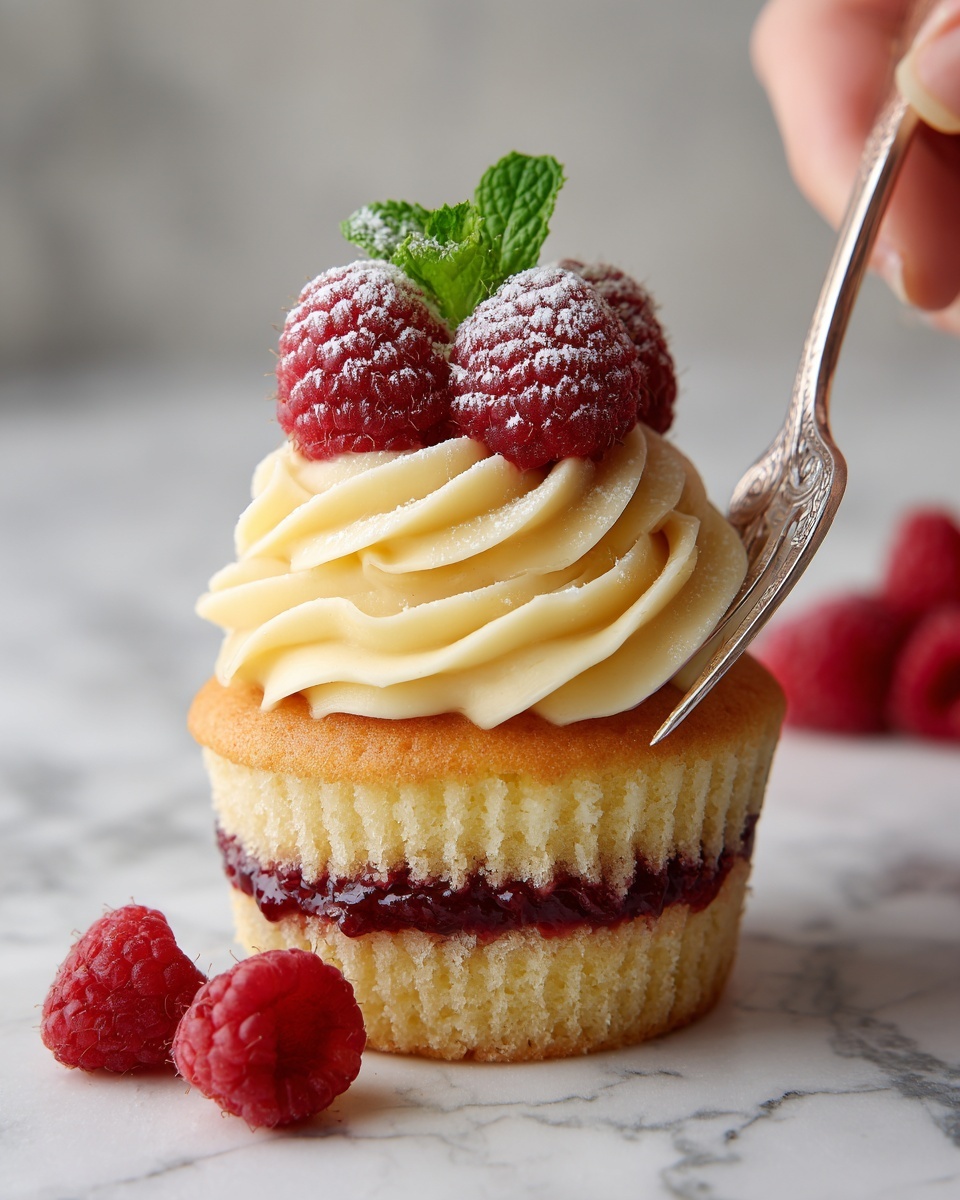 Luscious Lemon Raspberry Swirl Cheesecake Cups Recipe - Recipe Image