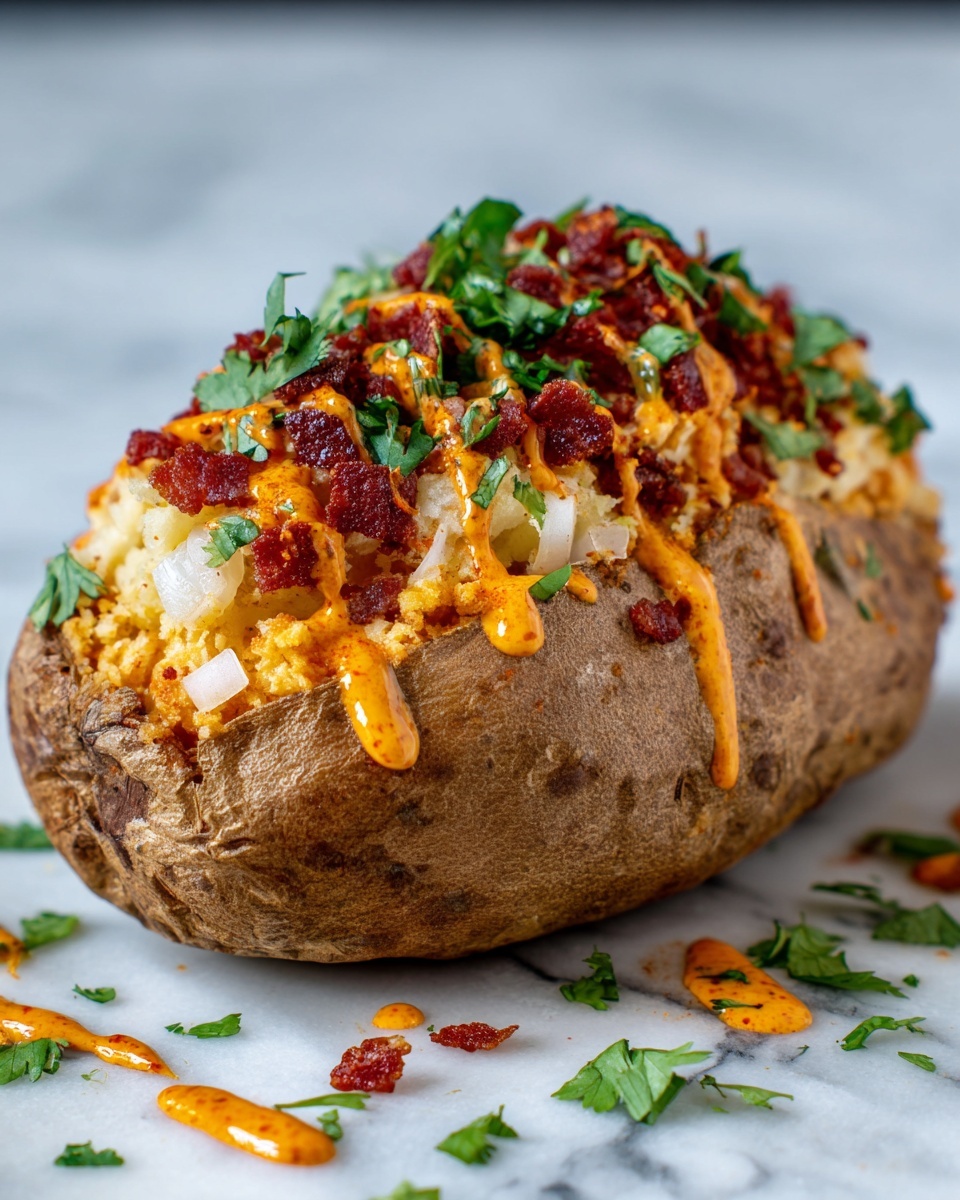 Loaded Baked Potato with Steak Bites Recipe - Recipe Image