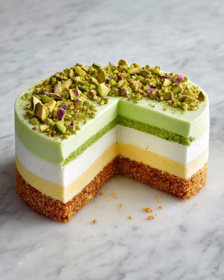 Tropical Pistachio Bliss Cake Recipe
