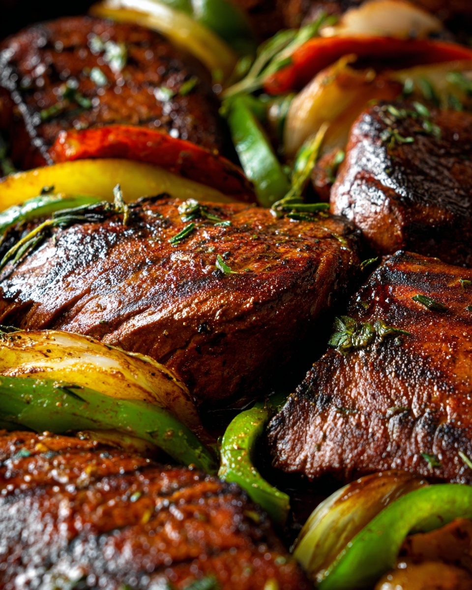 Slow Cooker Pepper Steak Recipe - Recipe Image