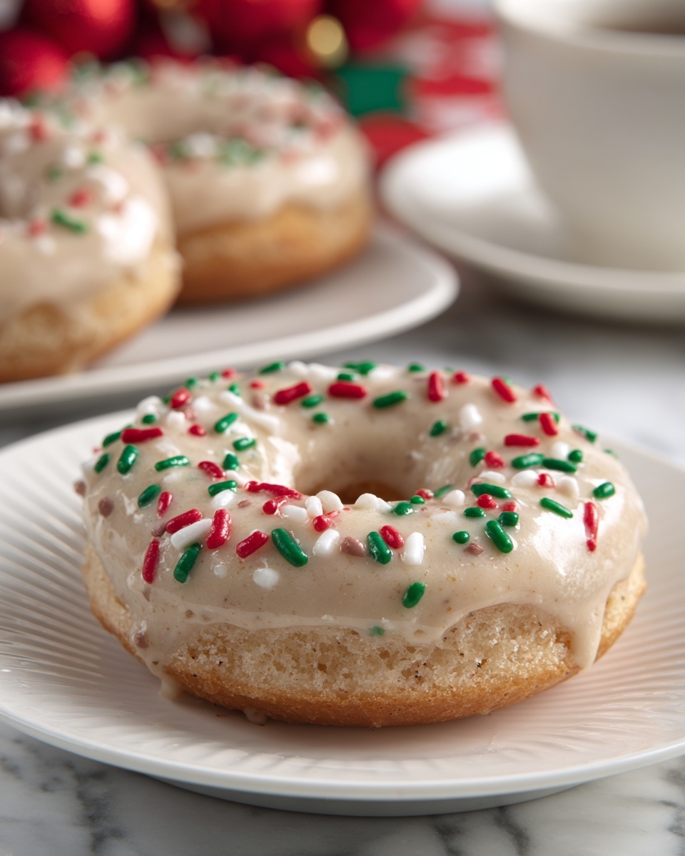 Christmas Doughnuts Recipe - Recipe Image