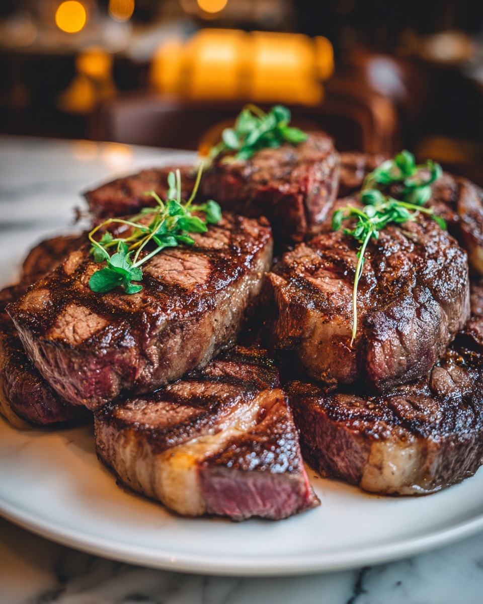 Grill Pan Honey Glazed Steak Strips Recipe - Recipe Image