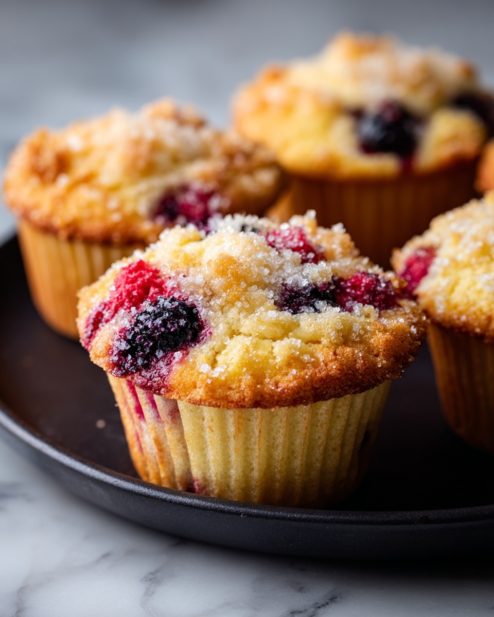 Cherry Cobbler Muffins Recipe - Recipe Image