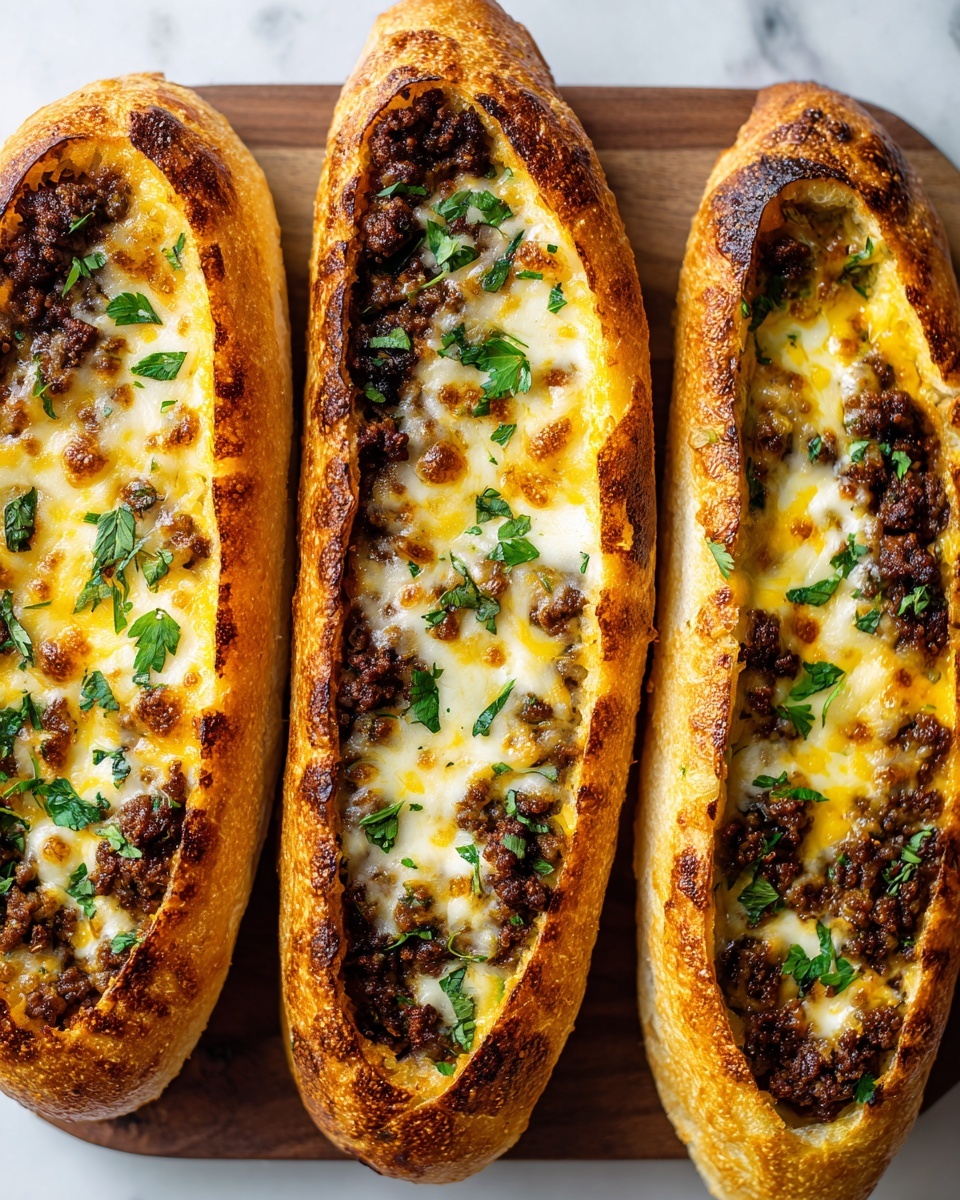 Philly Cheesesteak Stuffed Cheesy Breadsticks Recipe - Recipe Image