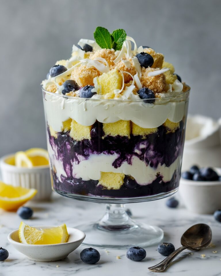Lemon Blueberry Trifle: A Refreshing Burst of Flavor Recipe