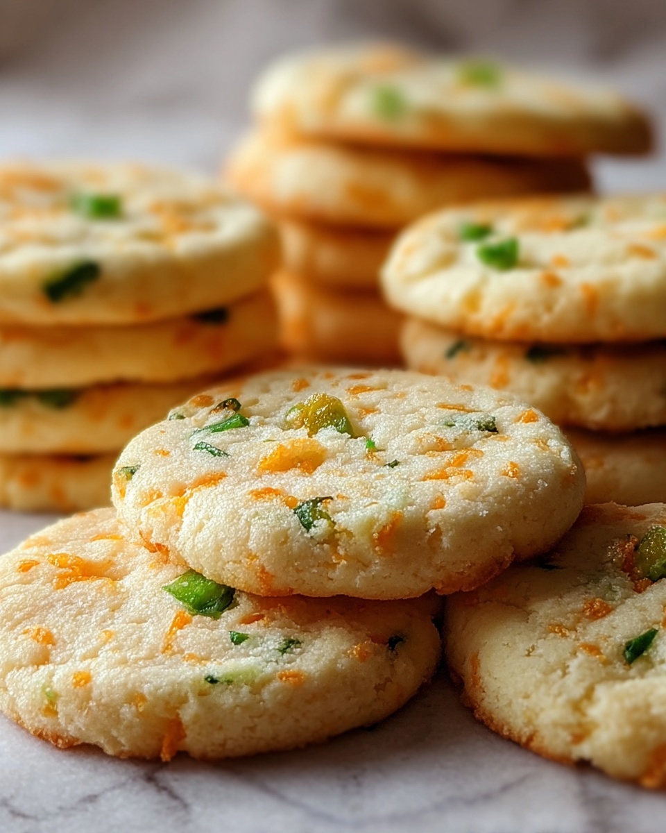 Cheesy Jalapeño Shortbread Recipe - Recipe Image