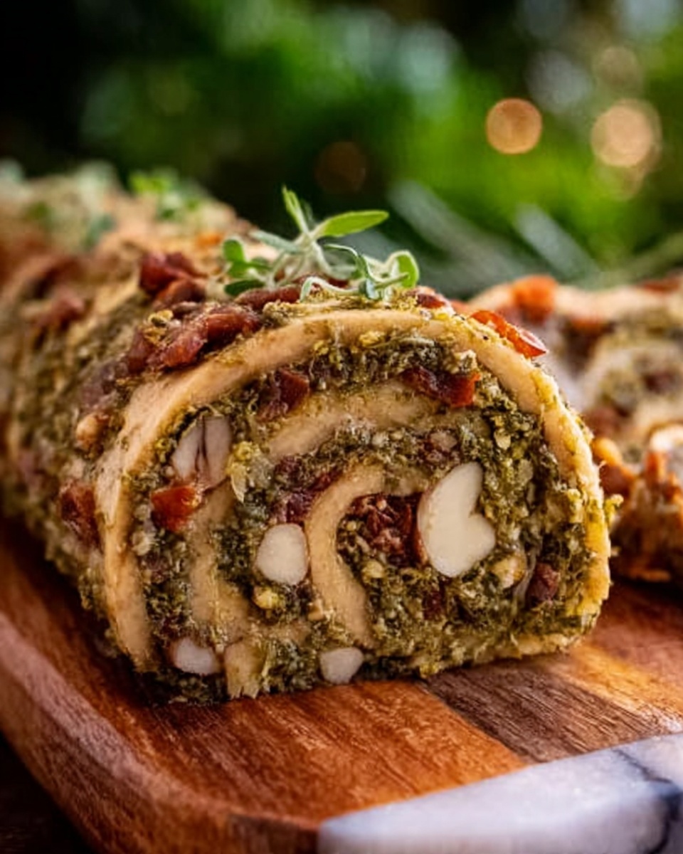 Mediterranean Olive Tapenade Cheese Log Recipe - Recipe Image