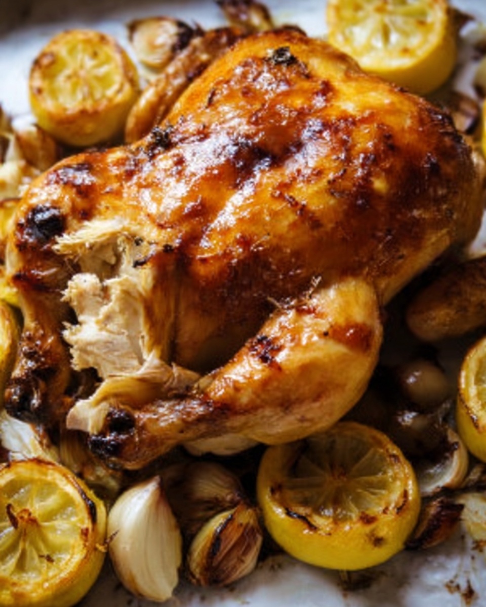 Honey Lemon Roast Chicken Recipe - Recipe Image