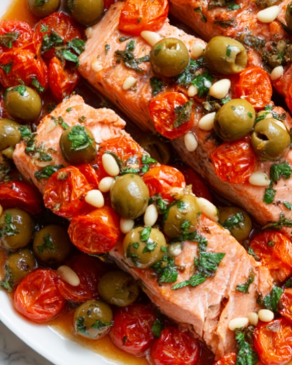 Sicilian-Style Tuna with Olives and Capers Recipe - Recipe Image