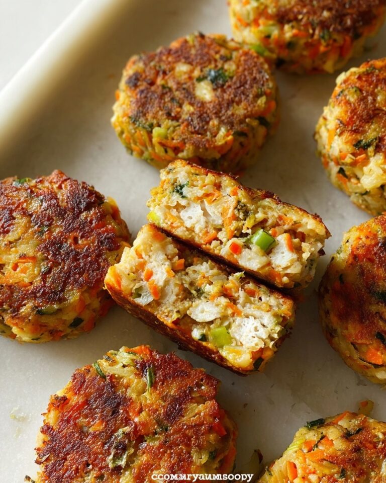 Tofu and Vegetable Patties Recipe