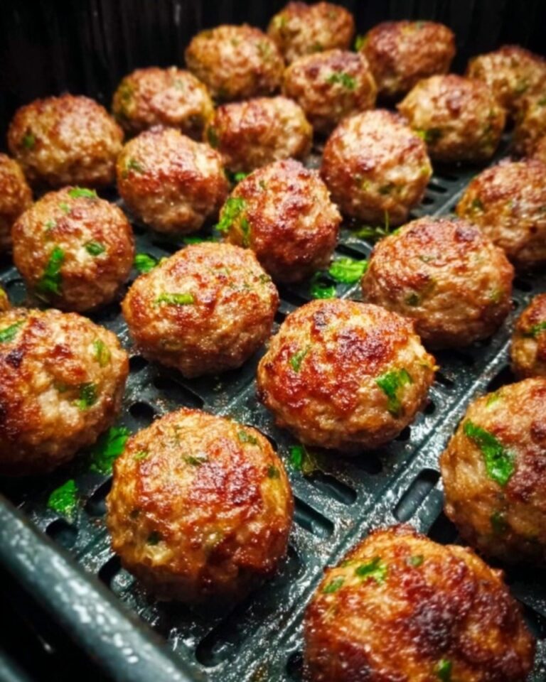 Air Fryer Chicken Parmesan Meatballs Recipe