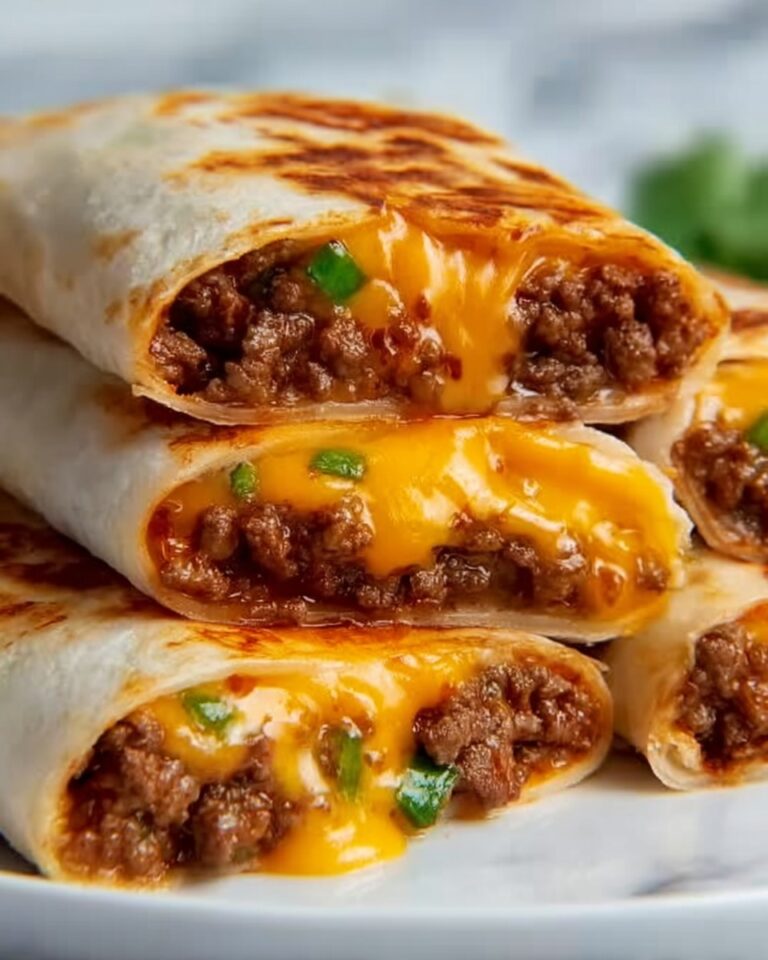 Cheesy Beef Burritos Recipe