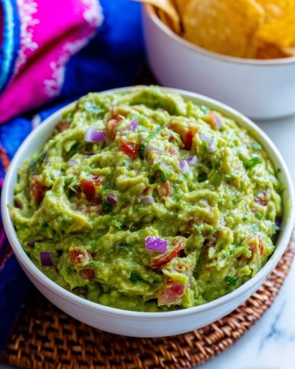 Fresh Homemade Guacamole Recipe - Recipe Image
