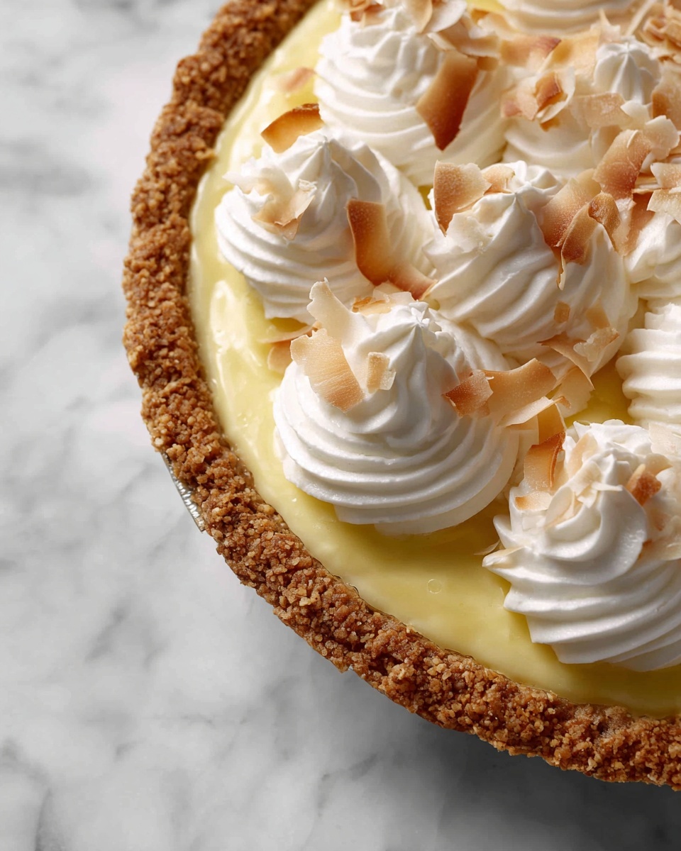 Lemon Sugar Coconut Cream Pie Recipe - Recipe Image