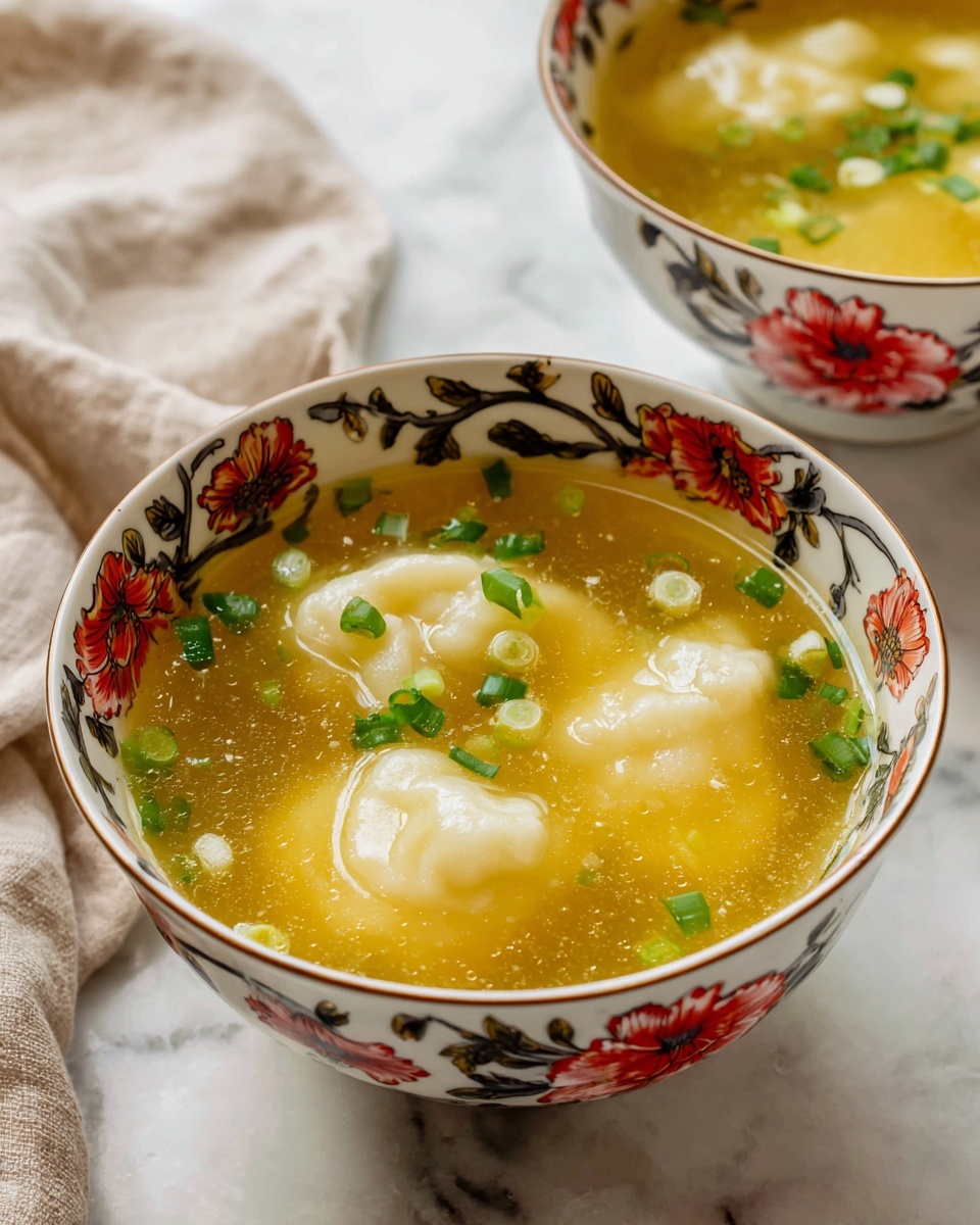 Wonton Egg Drop Soup Recipe - Recipe Image
