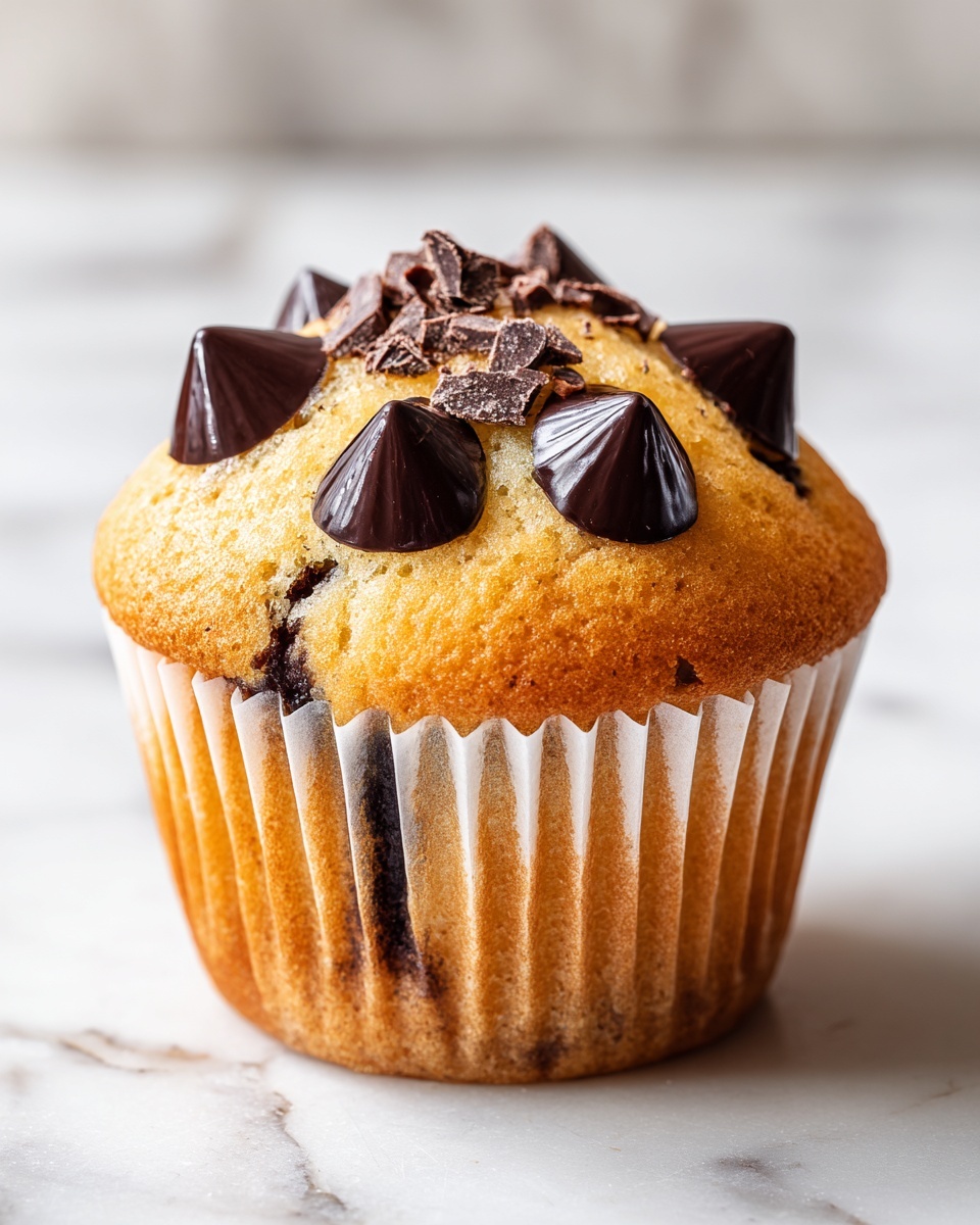 Bakery-Style Chocolate Chip Muffins Recipe - Recipe Image