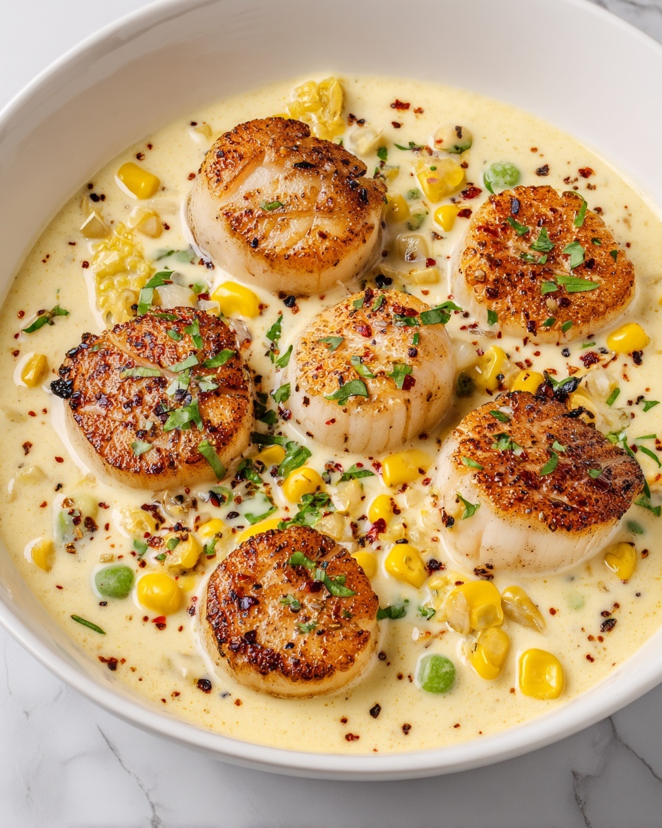Bobby Flay's Delicious Crab & Corn Chowder Recipe - Recipe Image