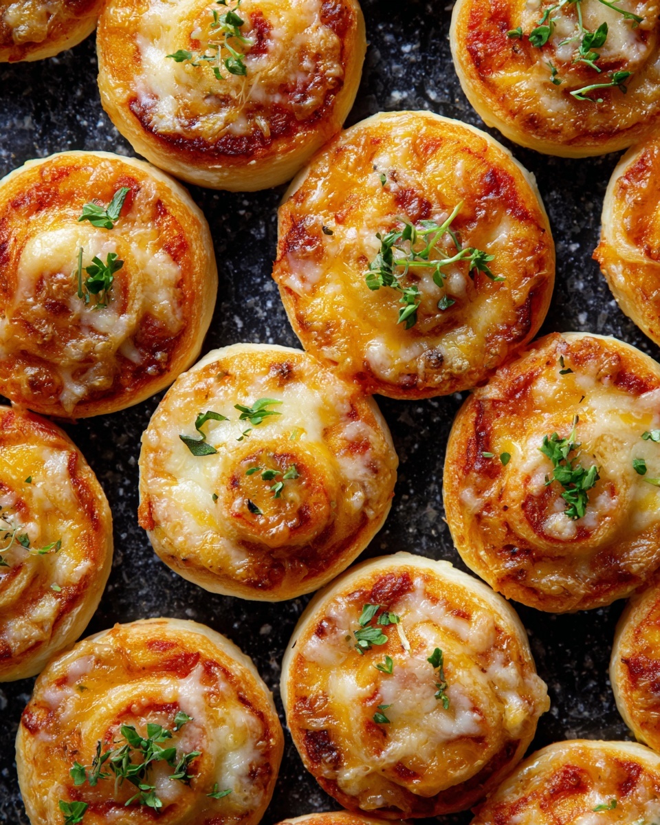 Cheesy BBQ Chicken Pizza Rolls Recipe - Recipe Image