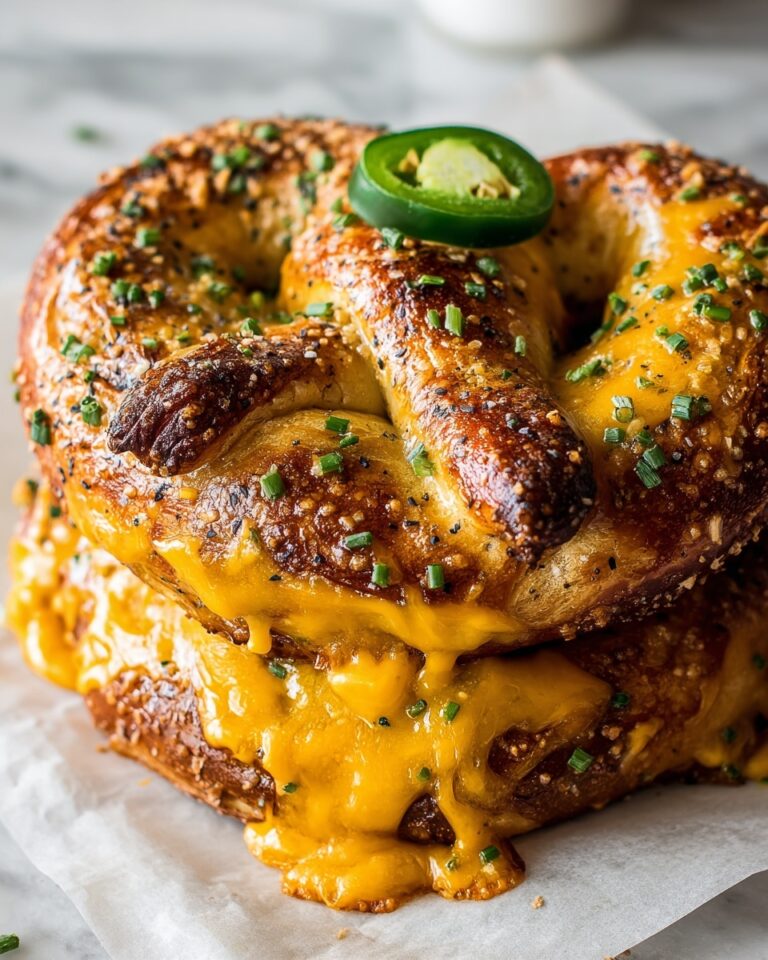 Jalapeño Cheese Stuffed Pretzels Recipe