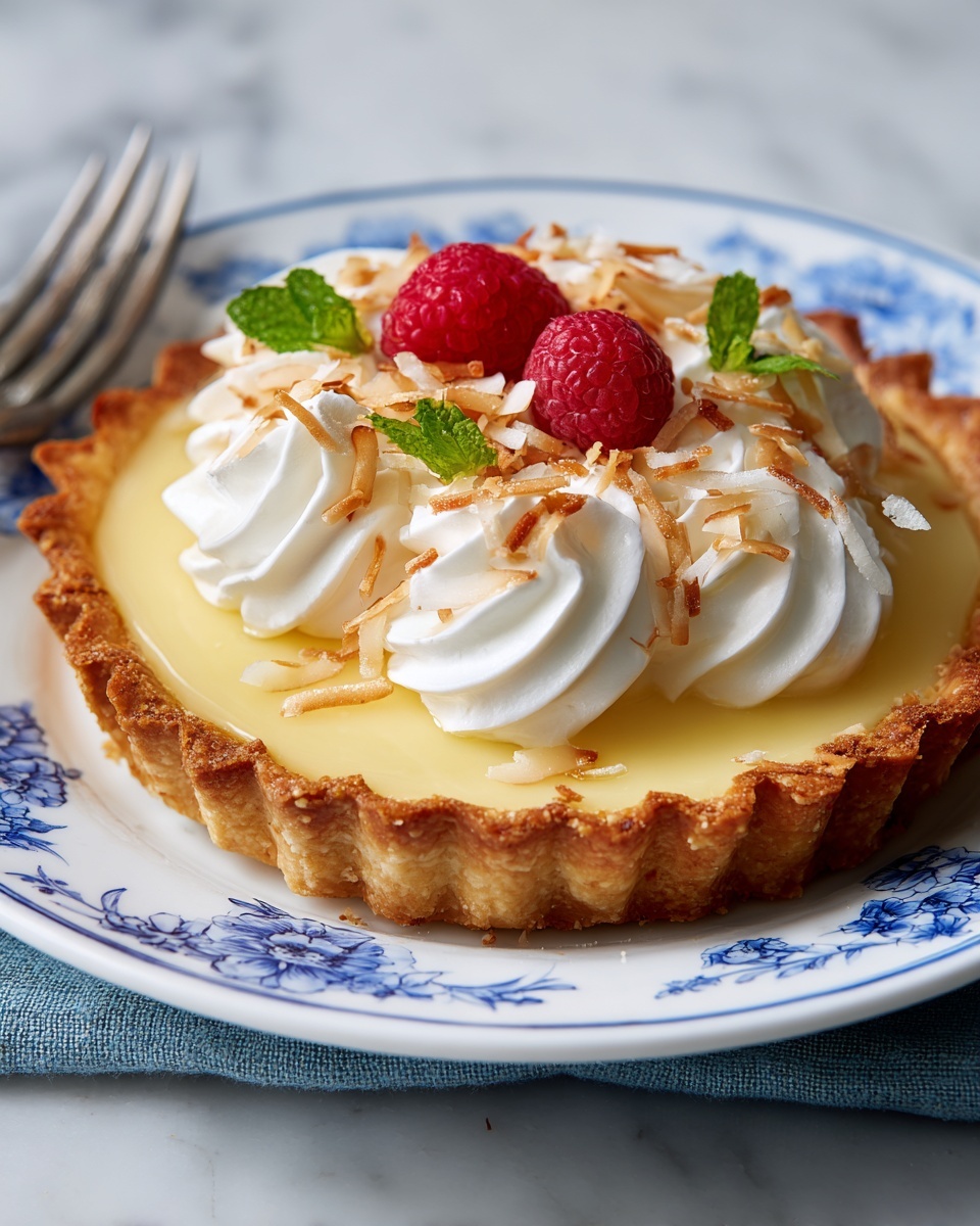 Lemon Sugar Coconut Cream Pie Recipe - Recipe Image