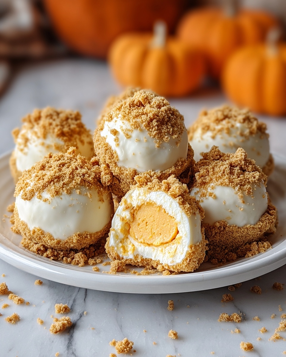 No-Bake Pumpkin Cheesecake Balls Recipe - Recipe Image