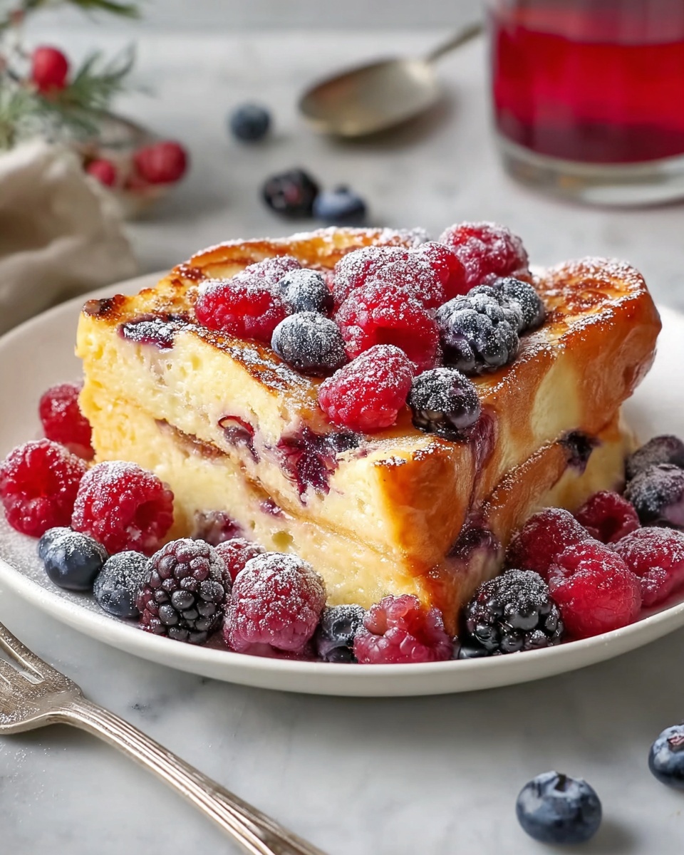 Berry French Toast Casserole Recipe - Recipe Image