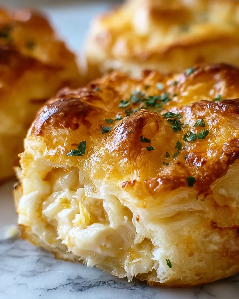 Chicken Crescent Casserole with Cheddar and Parmesan Recipe - Recipe Image