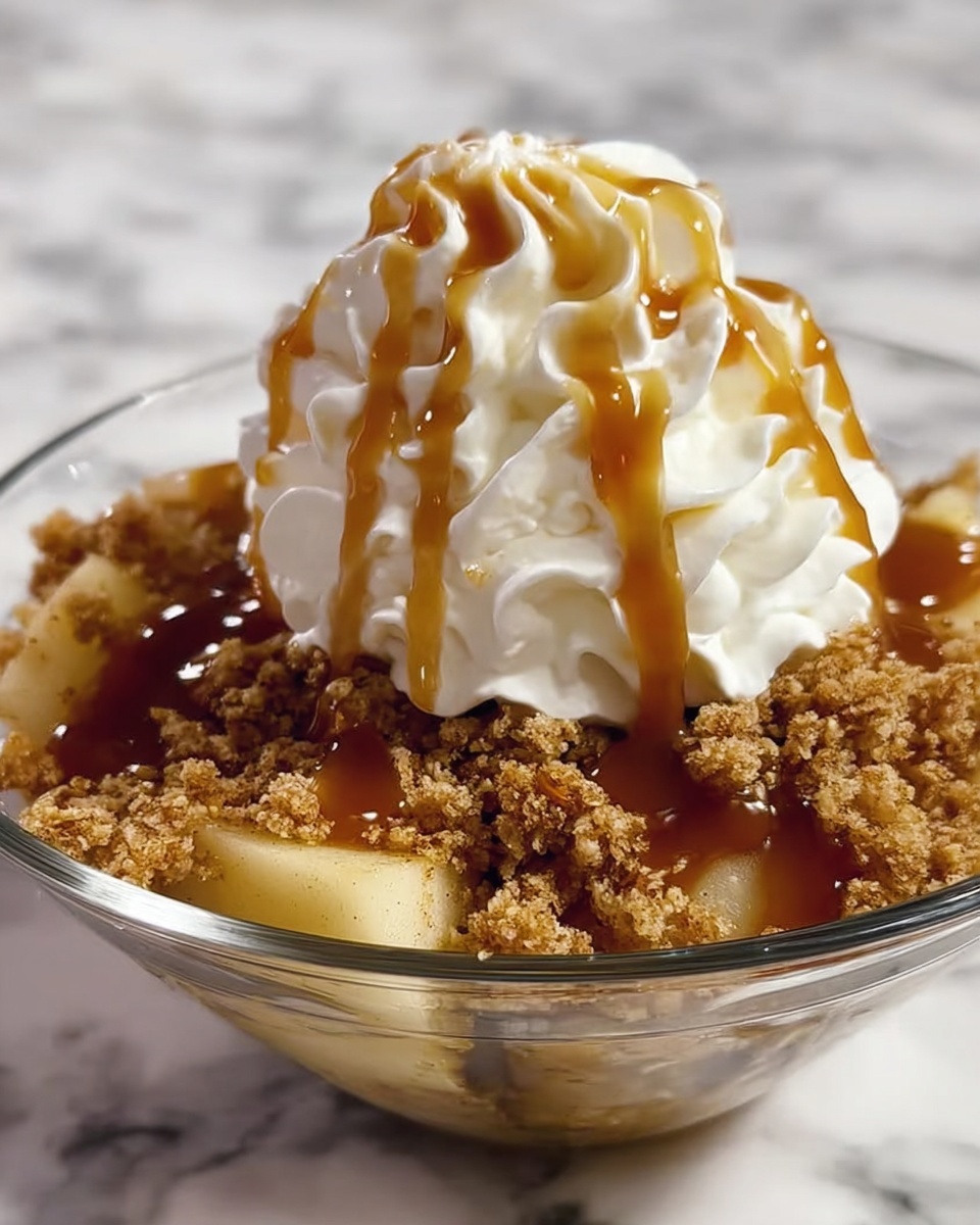 Caramel Apple Crisp Recipe - Recipe Image
