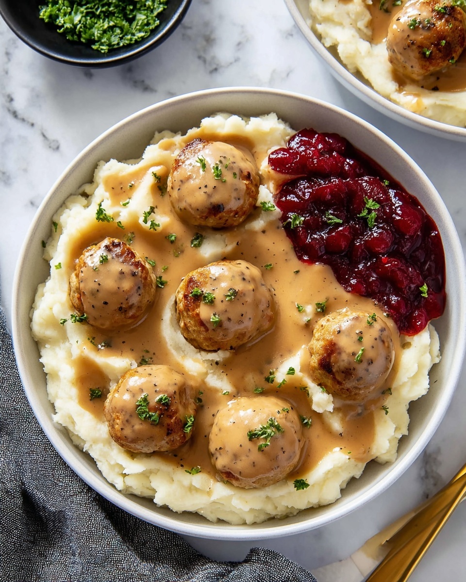 Chicken Swedish Meatballs Recipe - Recipe Image