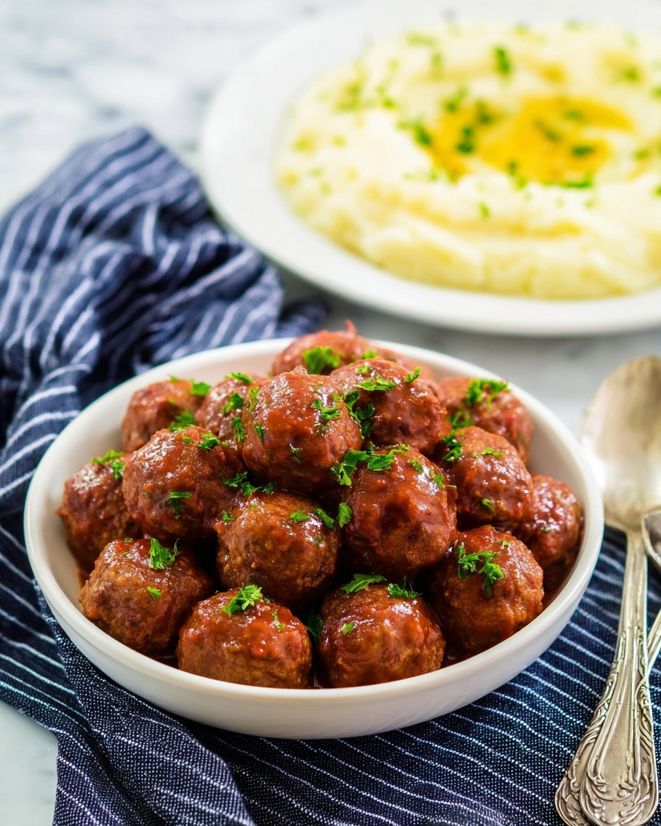 Crockpot Cranberry Meatballs Recipe - Recipe Image
