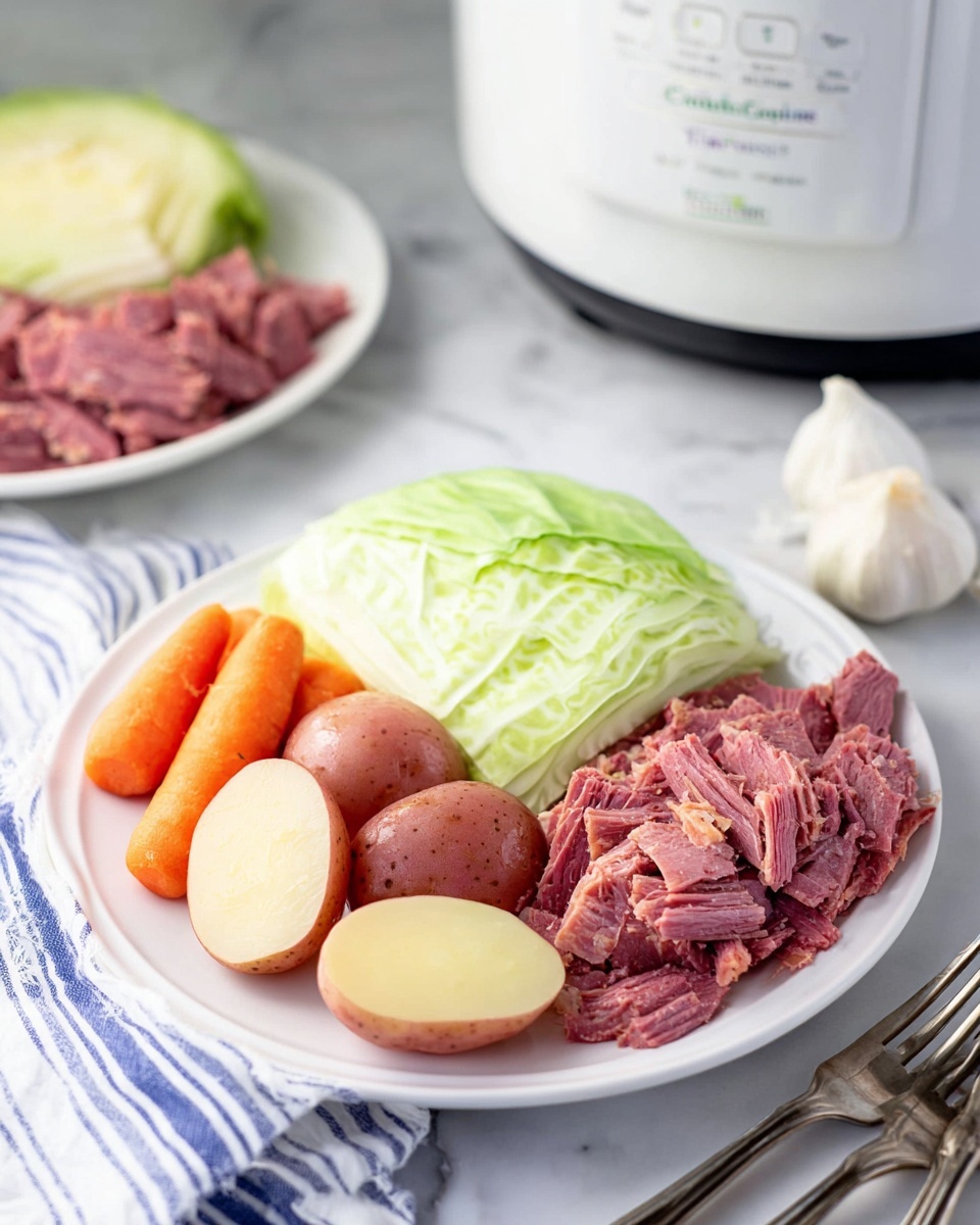 Crockpot Corned Beef and Cabbage Recipe - Recipe Image