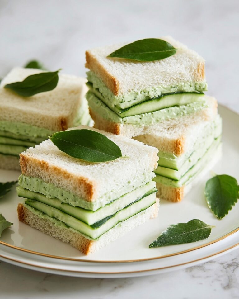 Cucumber Sandwiches with Cream Cheese and Fresh Herbs Recipe