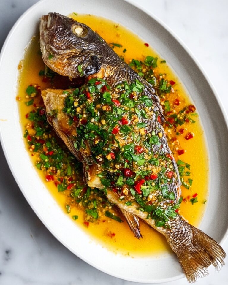 Steamed Fish with Lime Sauce Recipe