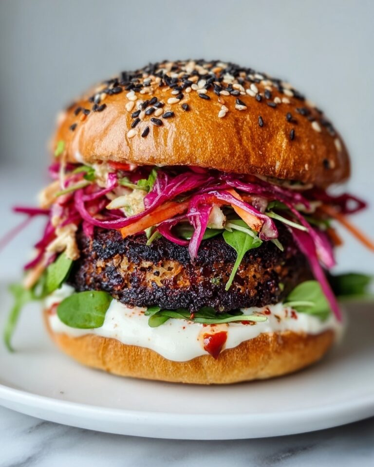 Spicy Homemade Teriyaki Tofu Burger Recipe