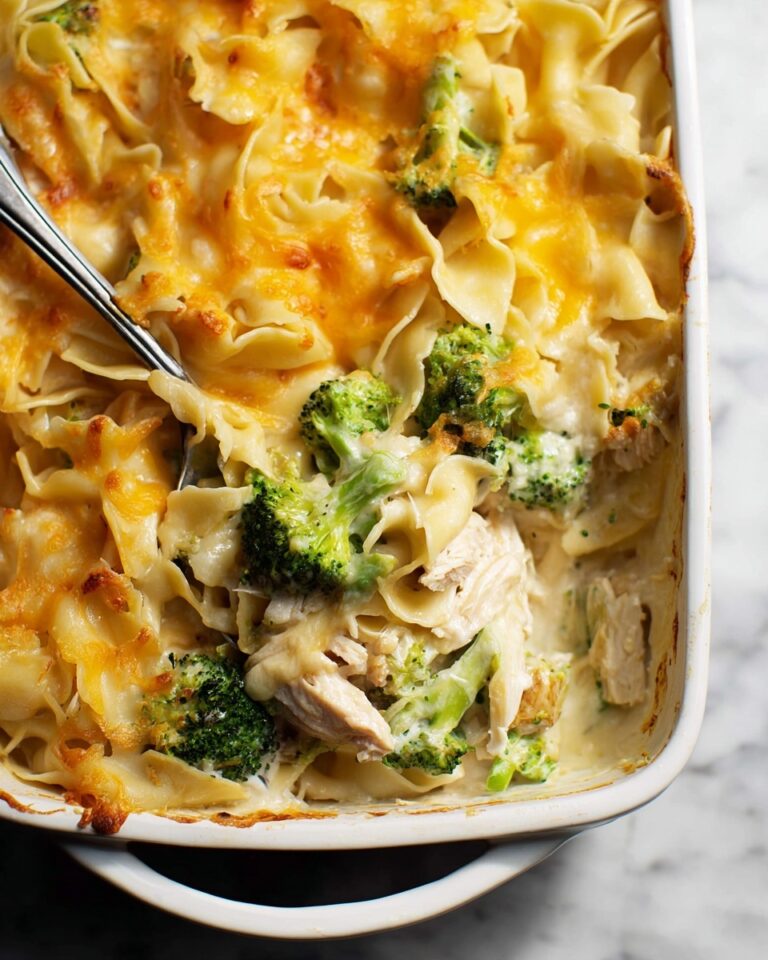 Chicken and Broccoli Noodle Casserole Recipe