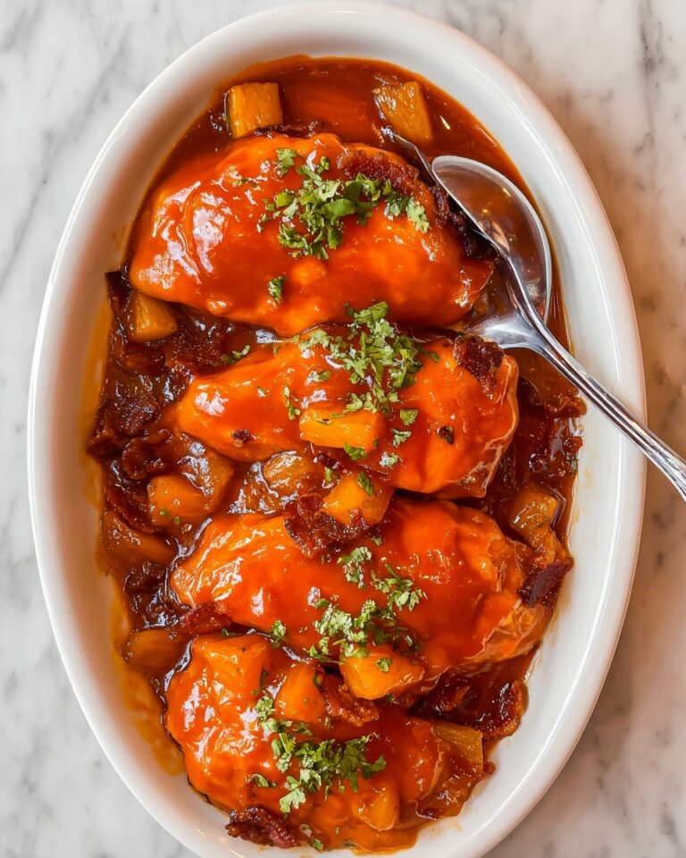 Pineapple BBQ Baked Chicken Breast Recipe
