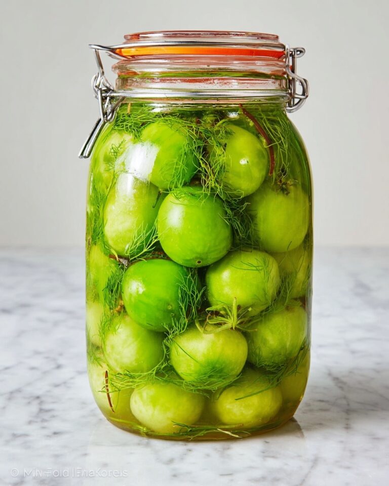 Pickled Stuffed Green Tomatoes Recipe