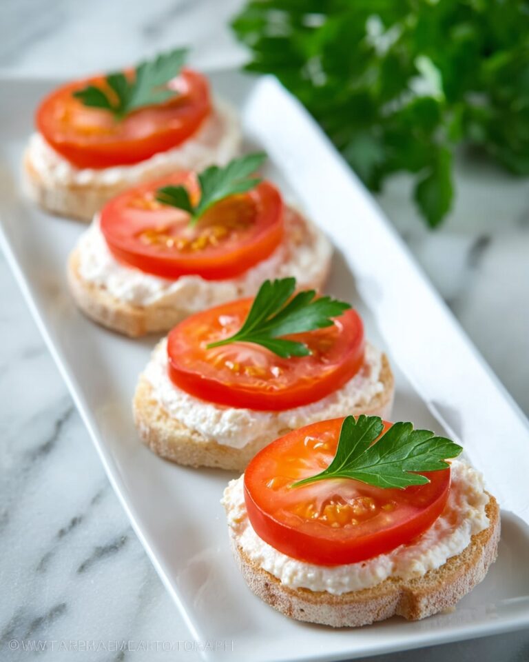 Gouda and Tomato Tea Sandwiches Recipe