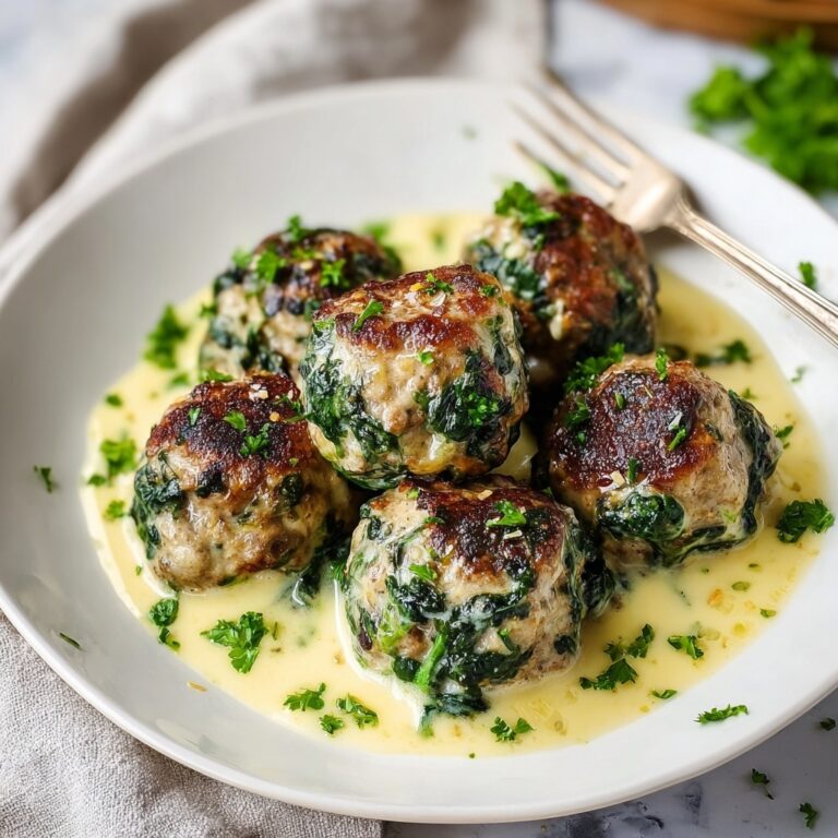 Creamy Spinach Turkey Meatballs Recipe