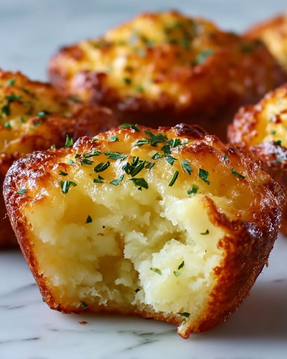 Cheesy Mashed Potato Muffins Recipe - Recipe Image